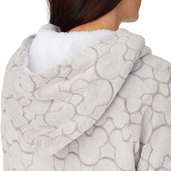 Disney Women's Mickey Mouse Fleece Lounge Hoodie - Picture 6 of 10